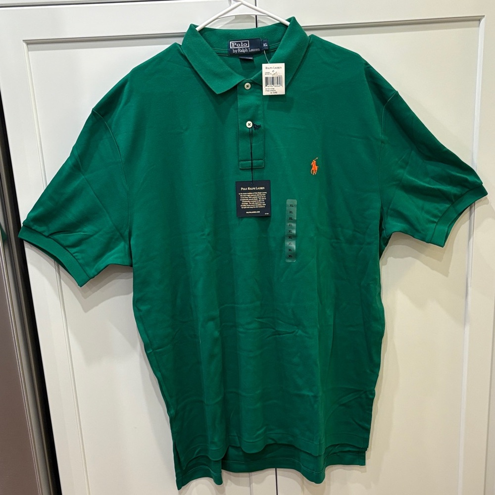 Polo by Ralph Lauren Men's Vibrant Green Polo Shirt NWT
